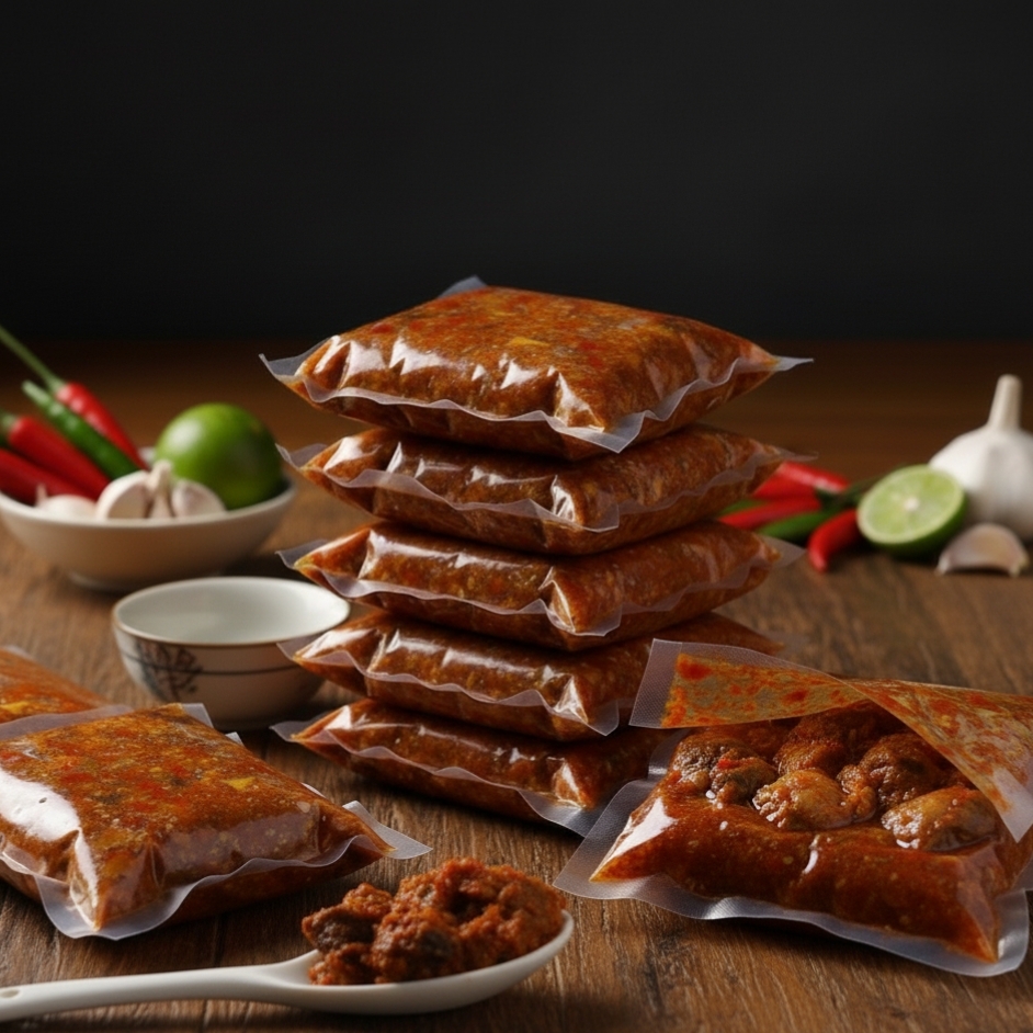 Rica-rica bulus pedas siap santap